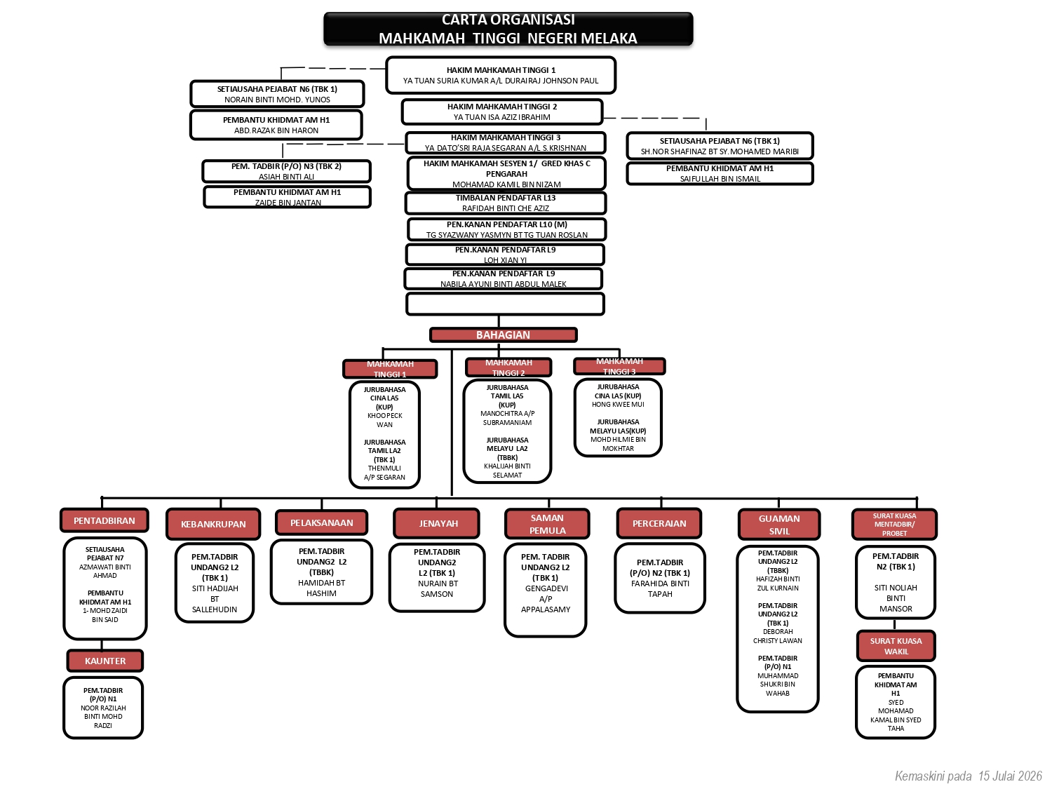Carta organisasi 